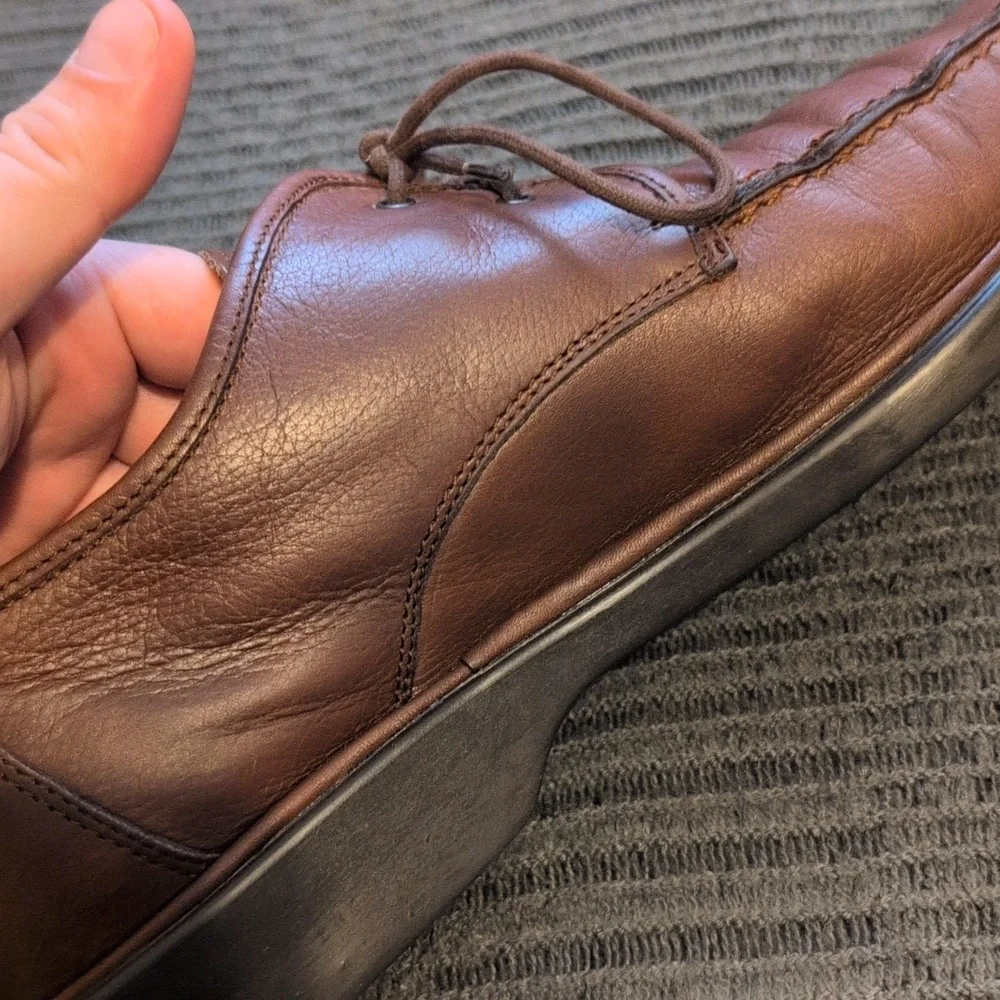 Bally Sorini Brown Leather‎ Men's Oxfords Shoes Size 11 (1400.00 MSRP)